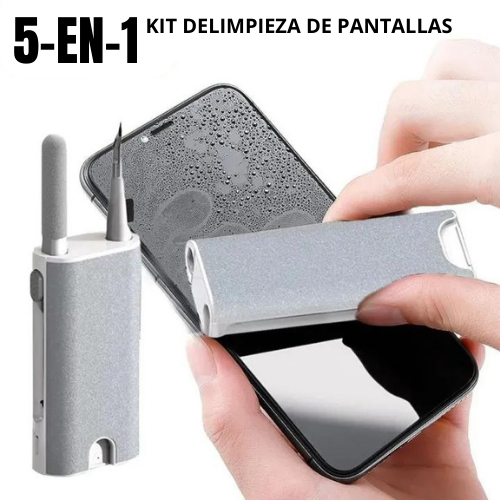 Kit de Limpieza Completo 5 en 1 para Airpods y Dispositivos Electrónicos.