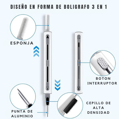 Kit de Limpieza Profesional para Auriculares Bluetooth.